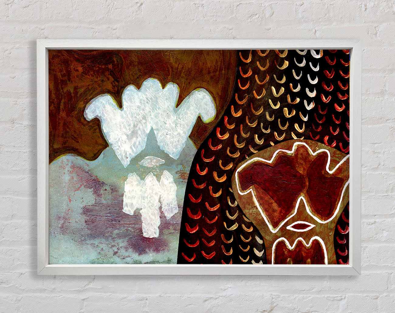 Aboriginal Mirage Framed Wall Art