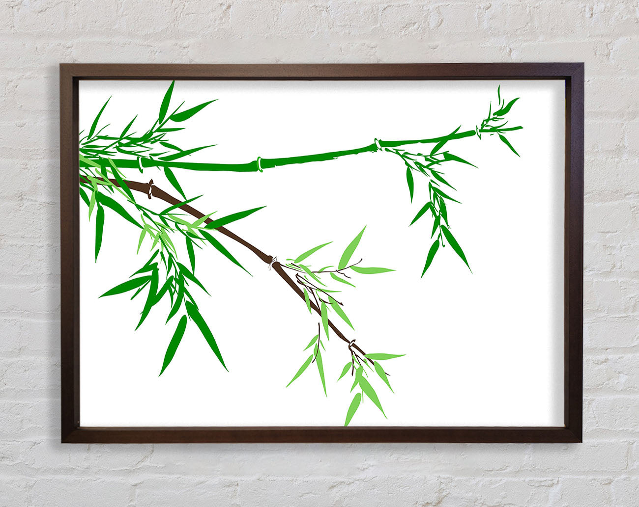 Bamboo Branches Framed Wall Art