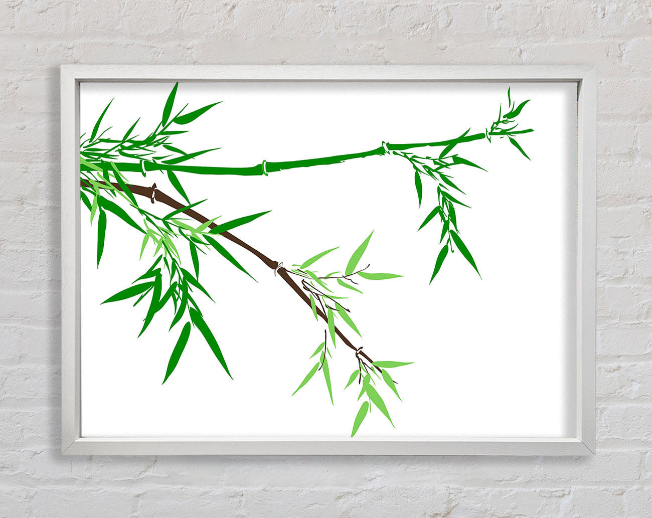 Bamboo Branches Framed Wall Art