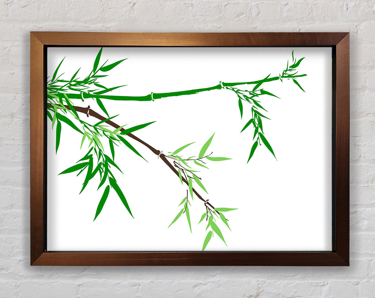 Bamboo Branches Framed Wall Art
