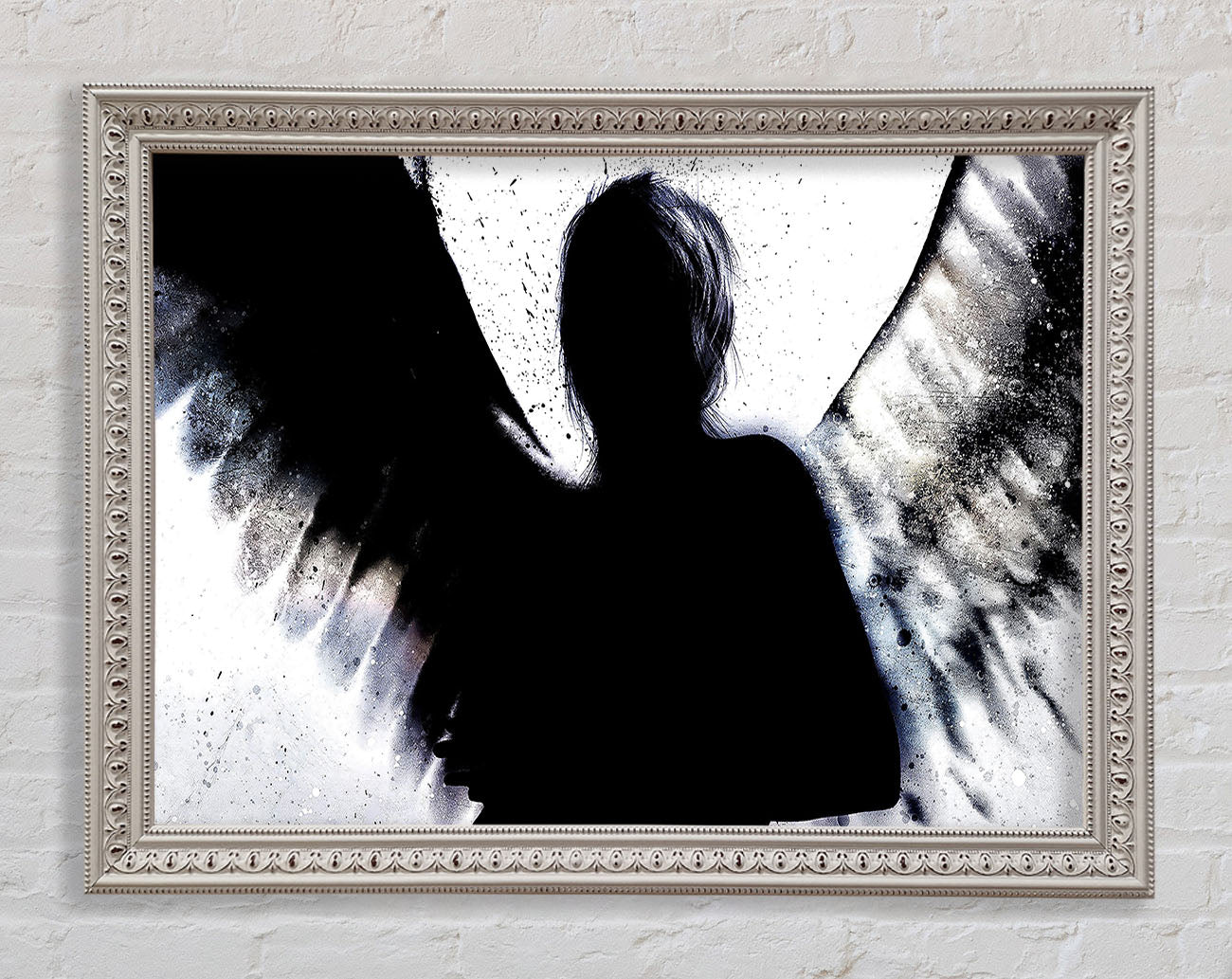 Angel Shadow Framed Wall Art