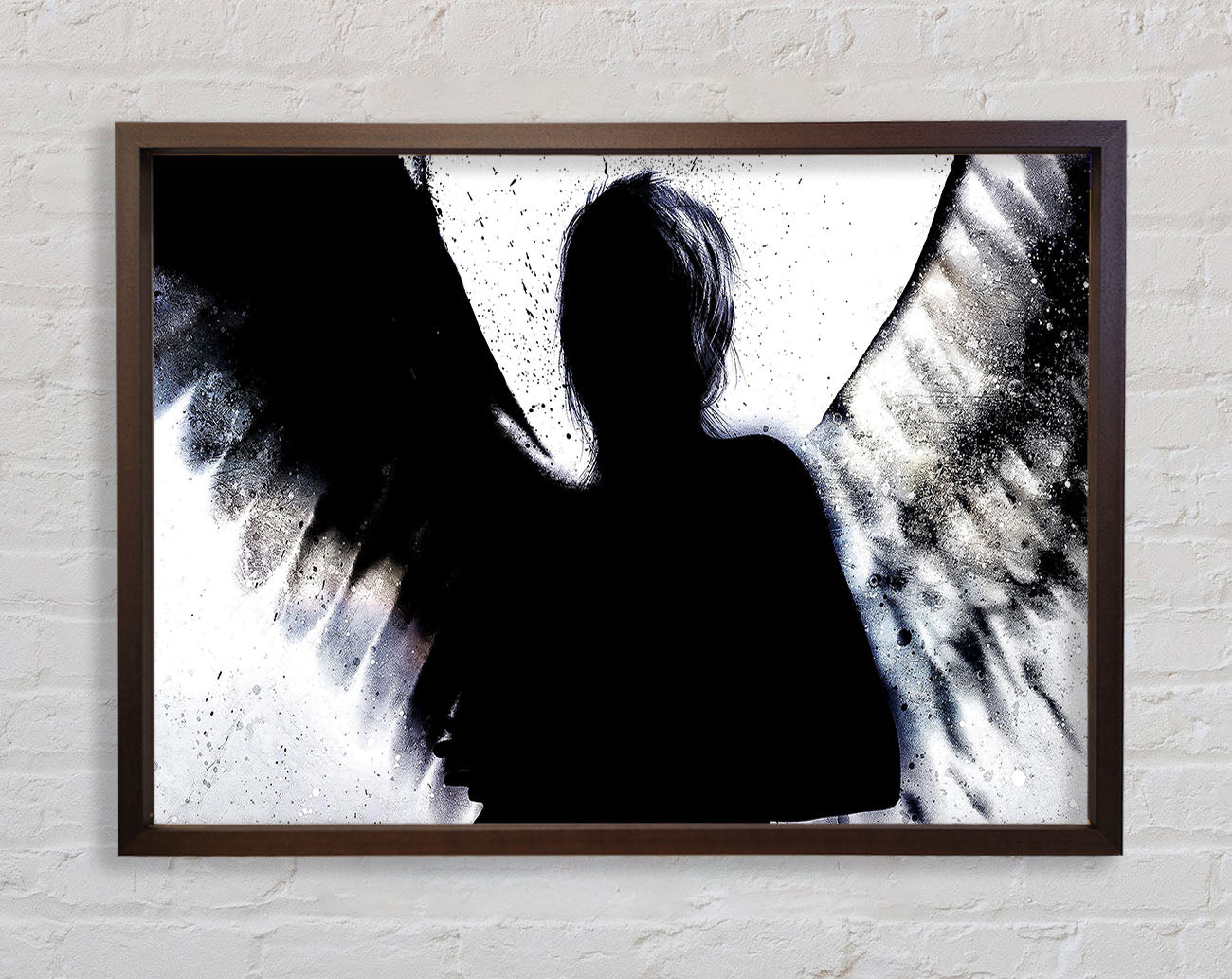 Angel Shadow Framed Wall Art