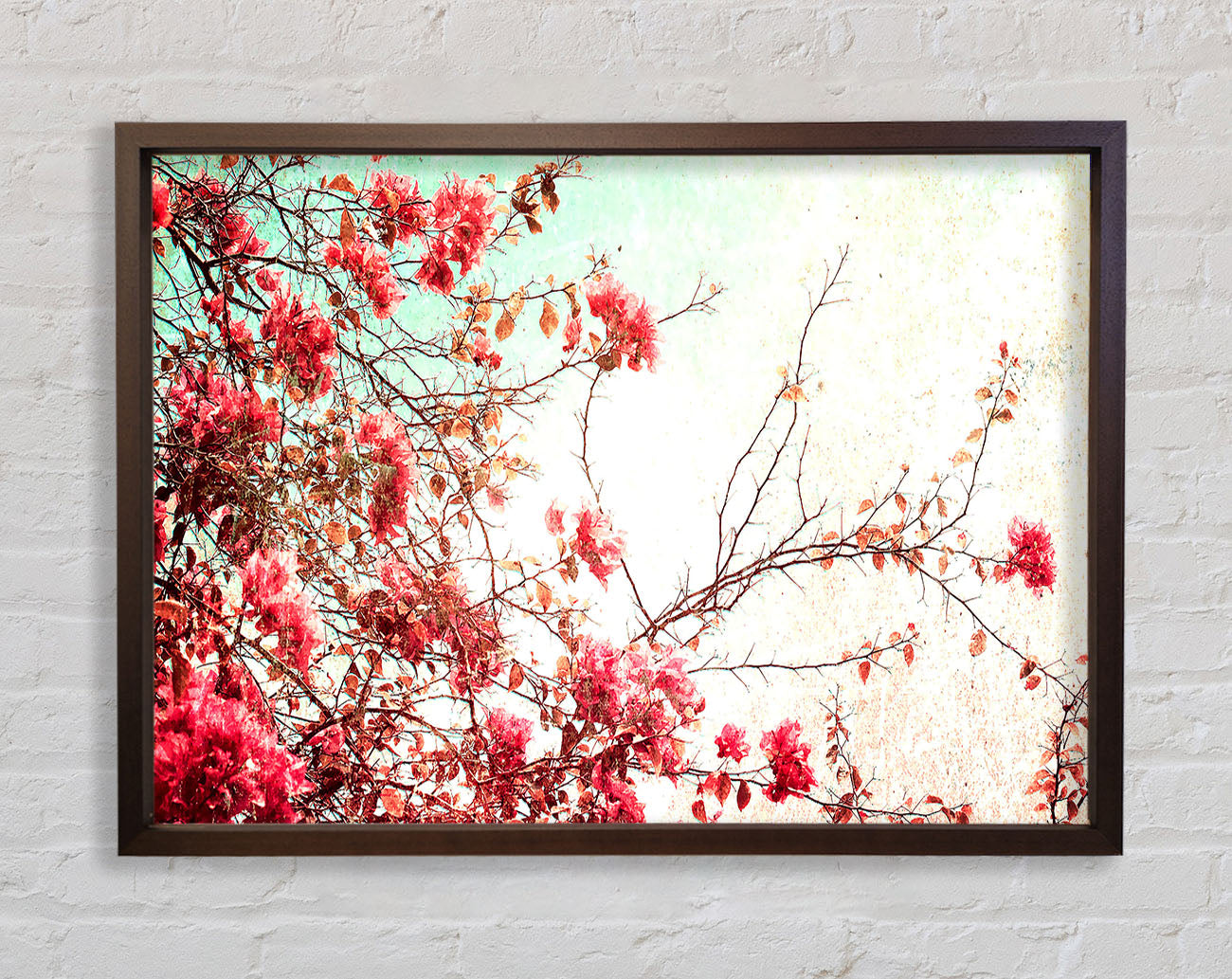 Antique Cherry Blossom Framed Wall Art