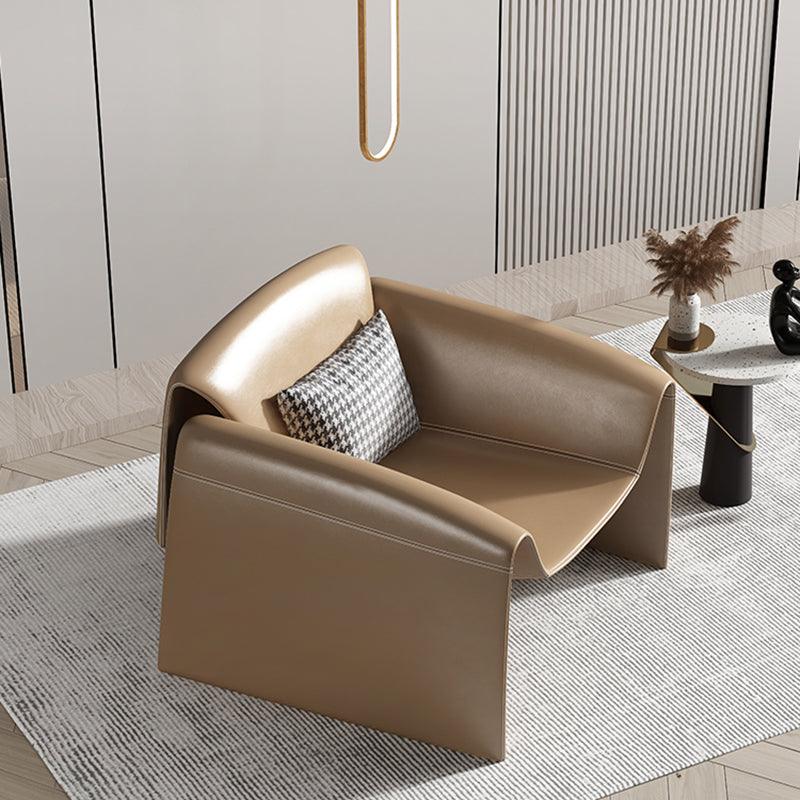 U Shape Armchair, Leather