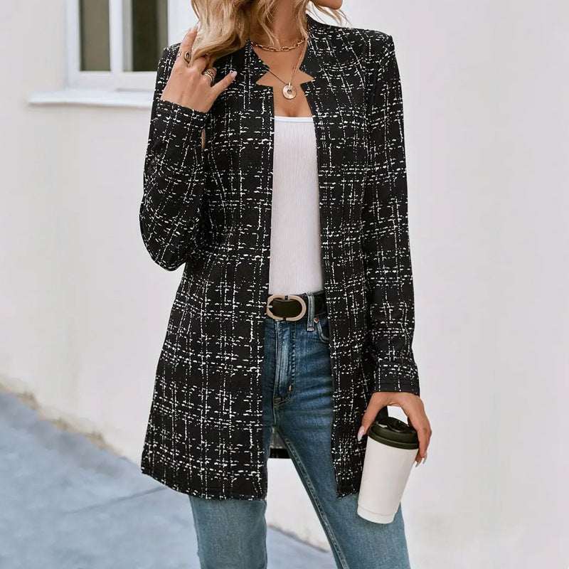 Women's FallWinter Slim Suit Jacket European And American Style