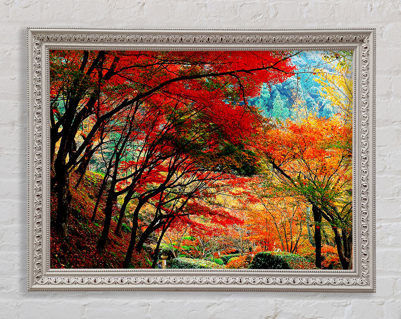 Autumn Tree Delight Framed Wall Art