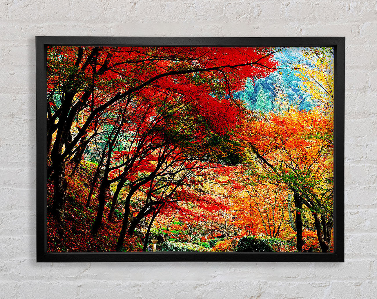 Autumn Tree Delight Framed Wall Art