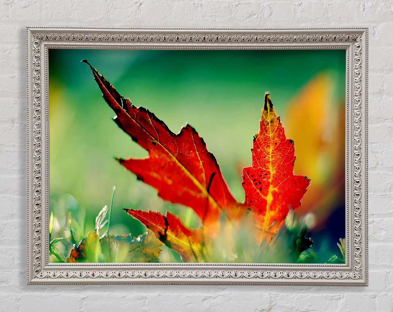 Autumn Leaf Framed Wall Art