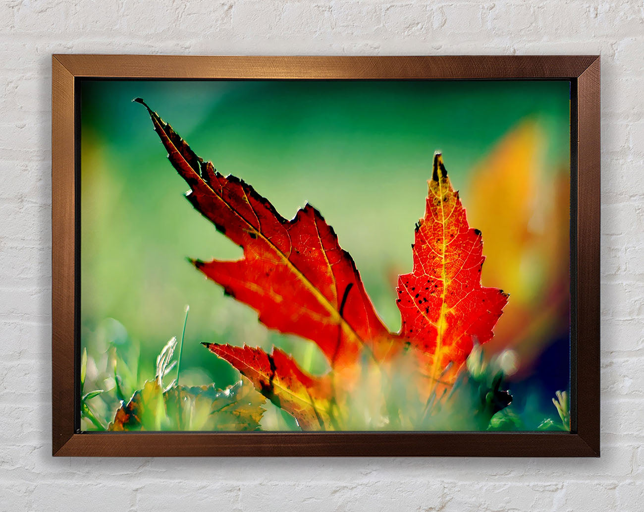 Autumn Leaf Framed Wall Art