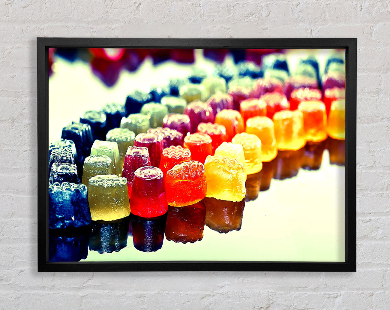 Colourful Jellies Framed Wall Art