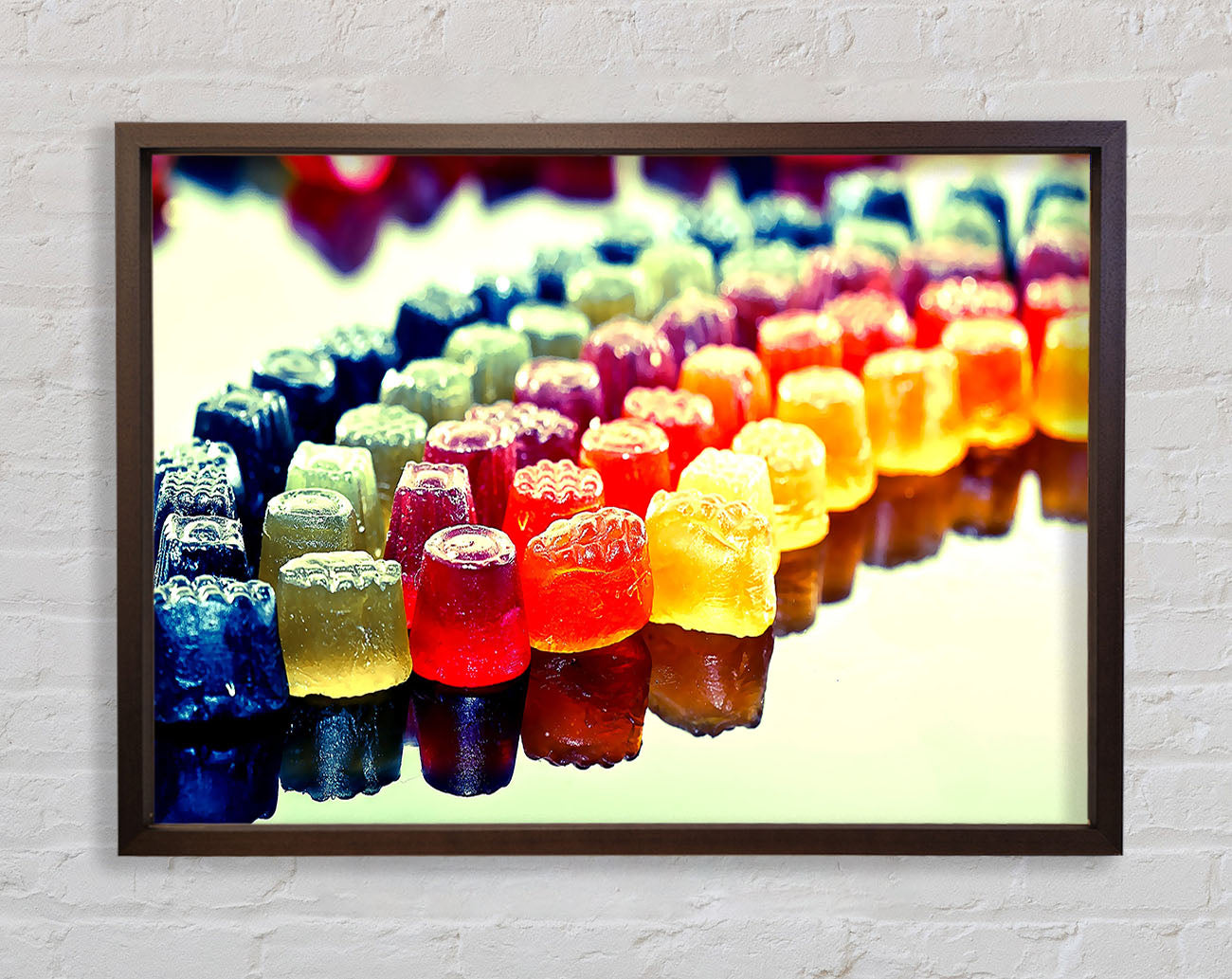 Colourful Jellies Framed Wall Art