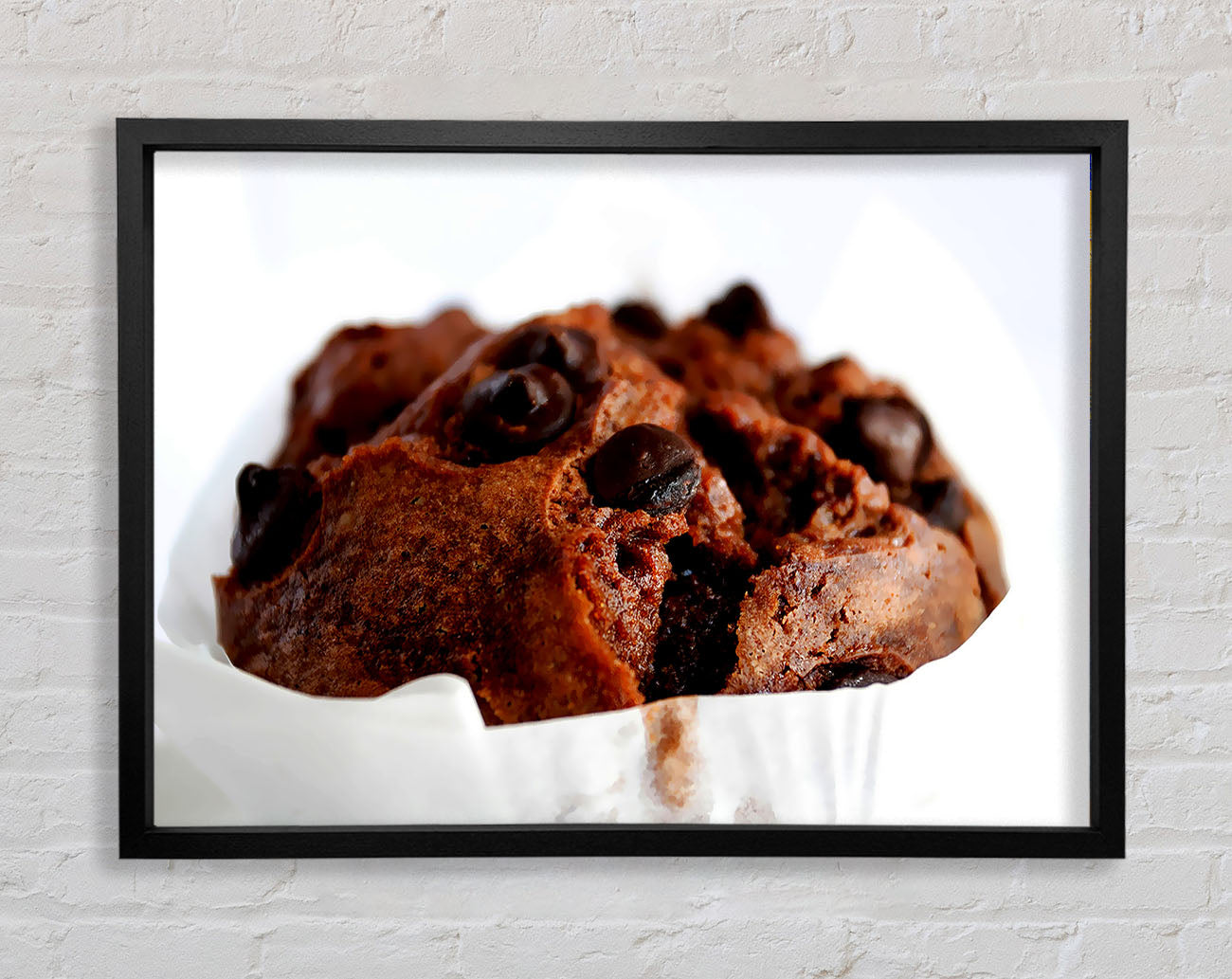 Chocolate Chip Muffin Framed Wall Art