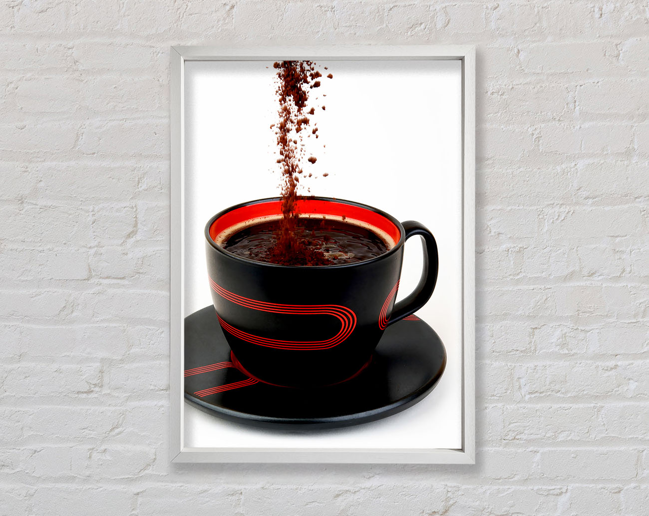 Coffee Bean Pour Framed Wall Art