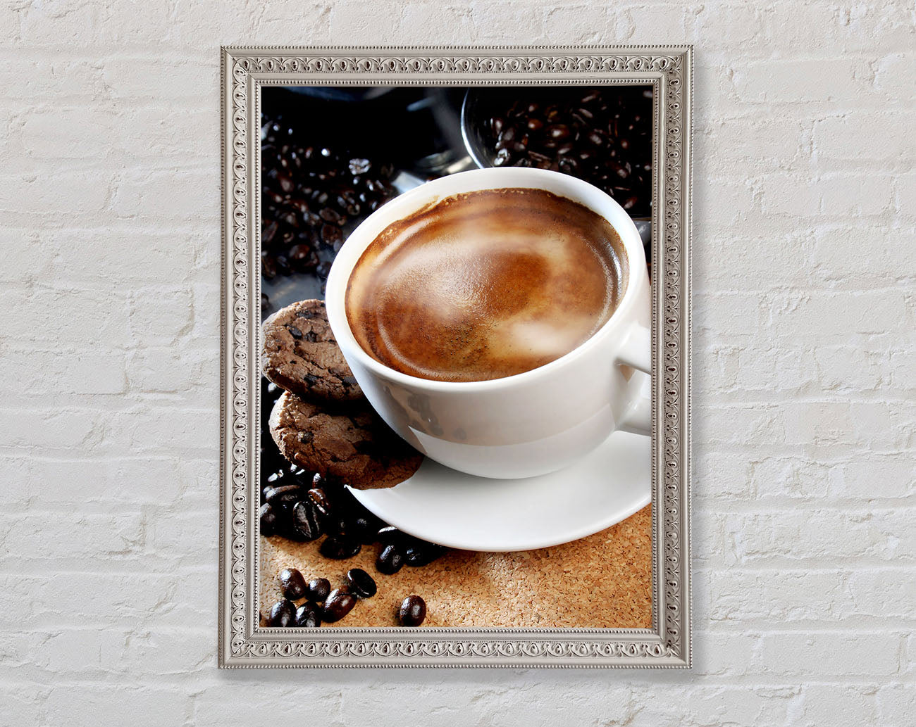 Cappuccino Treat Framed Wall Art