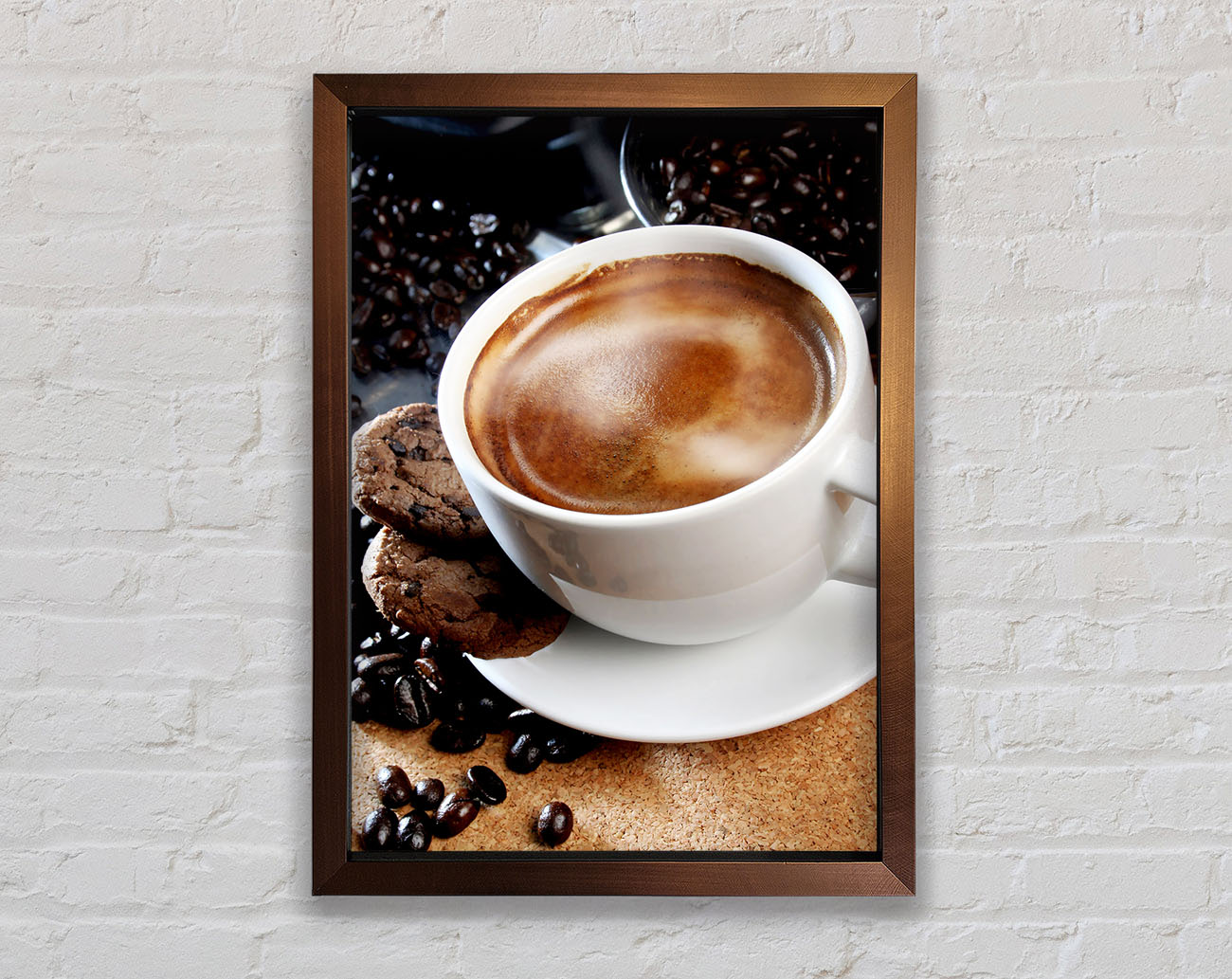 Cappuccino Treat Framed Wall Art