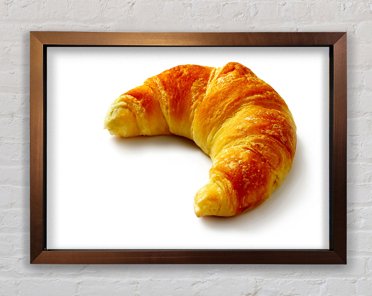 Croissant Delight Framed Wall Art