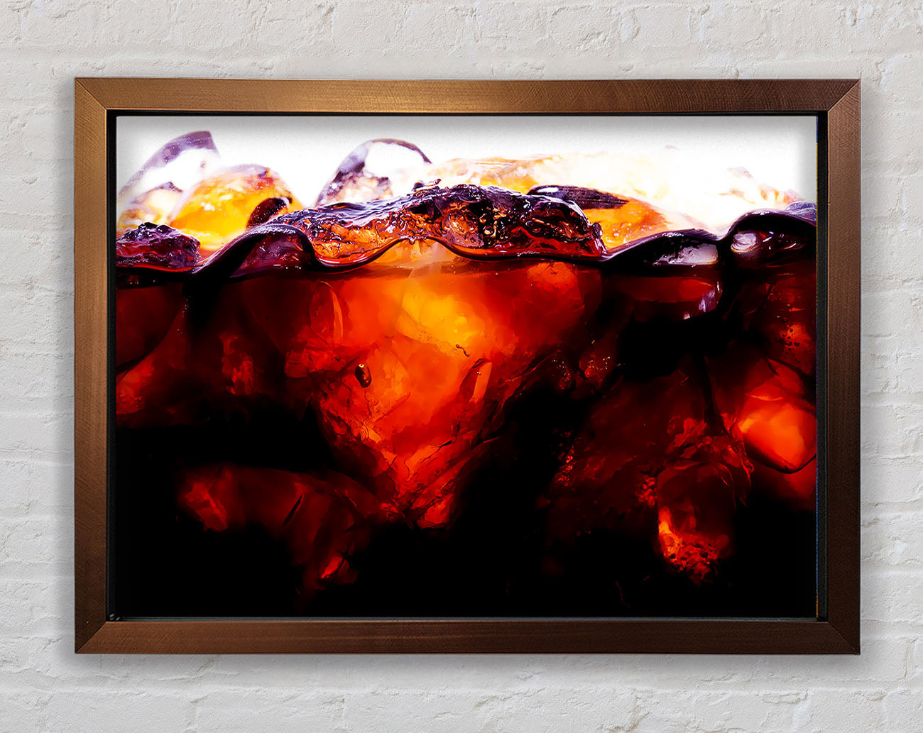 Cola Fizz Framed Wall Art