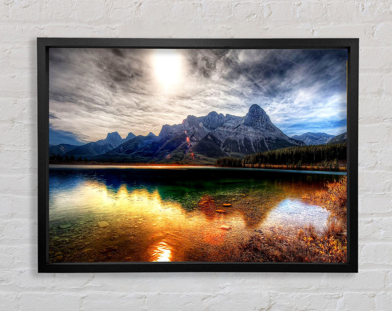 Crystal Clear Lake Framed Wall Art