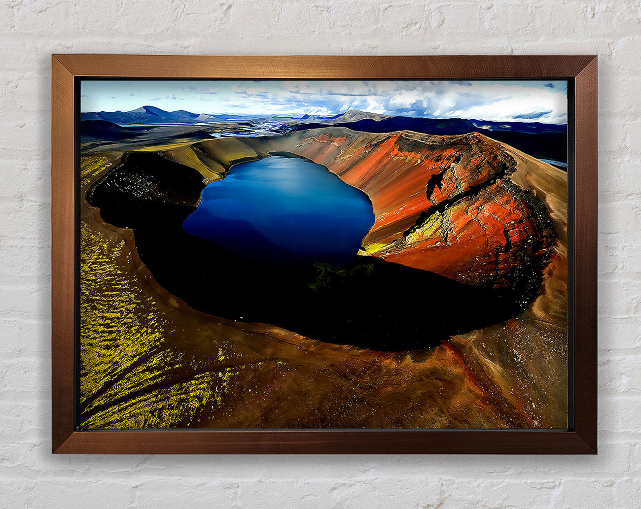 Arctic Volcanic Framed Wall Art