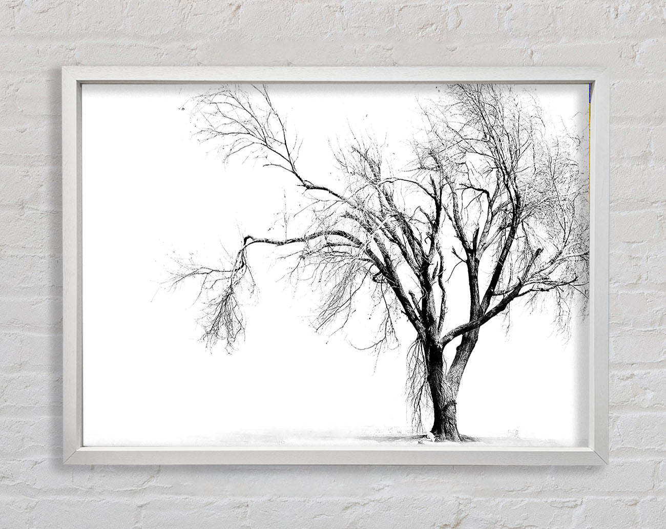 Cold Winter Tree Framed Wall Art