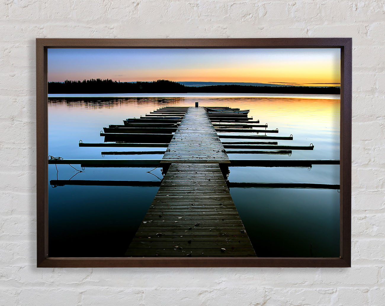 Boat Dock Framed Wall Art
