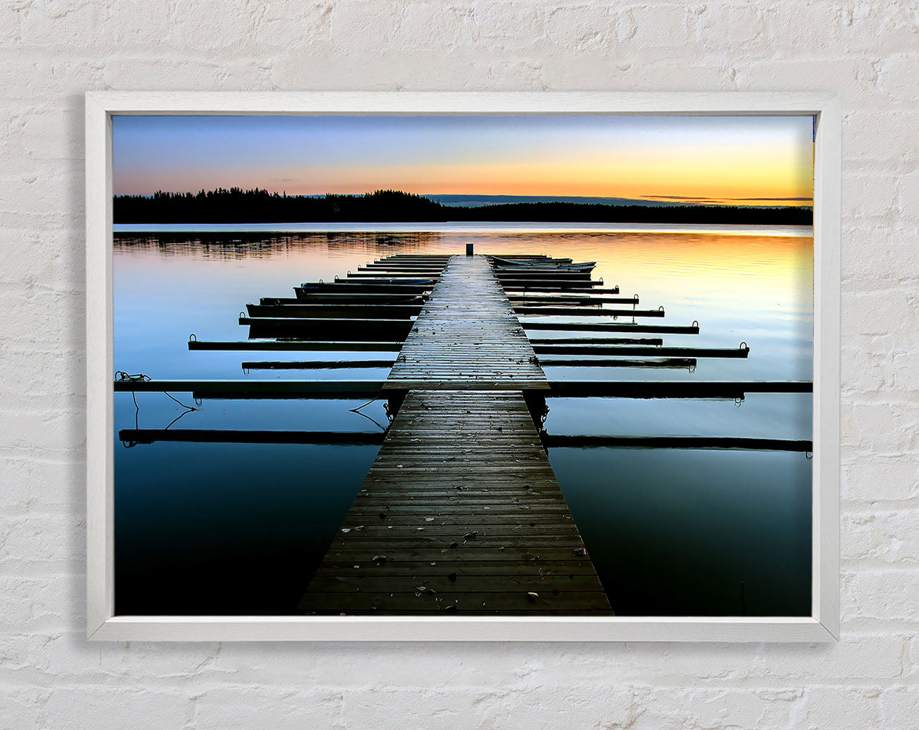 Boat Dock Framed Wall Art