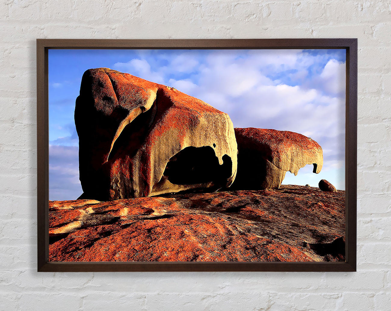 Boulders On Top Of The World Framed Wall Art