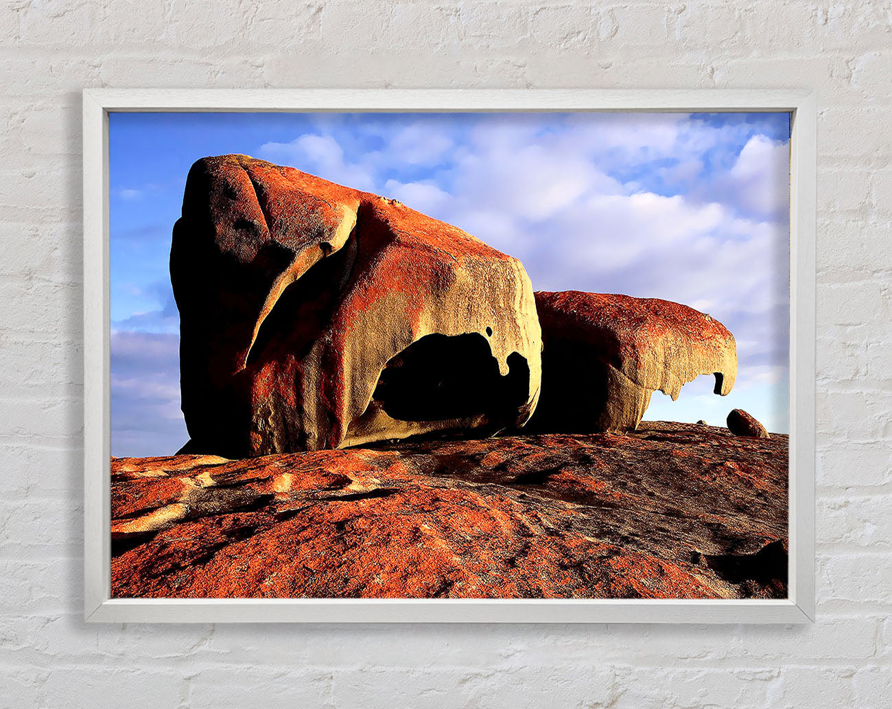 Boulders On Top Of The World Framed Wall Art
