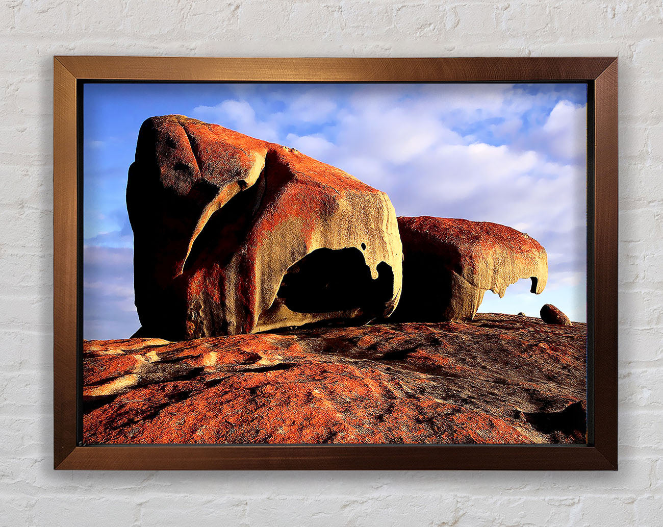 Boulders On Top Of The World Framed Wall Art