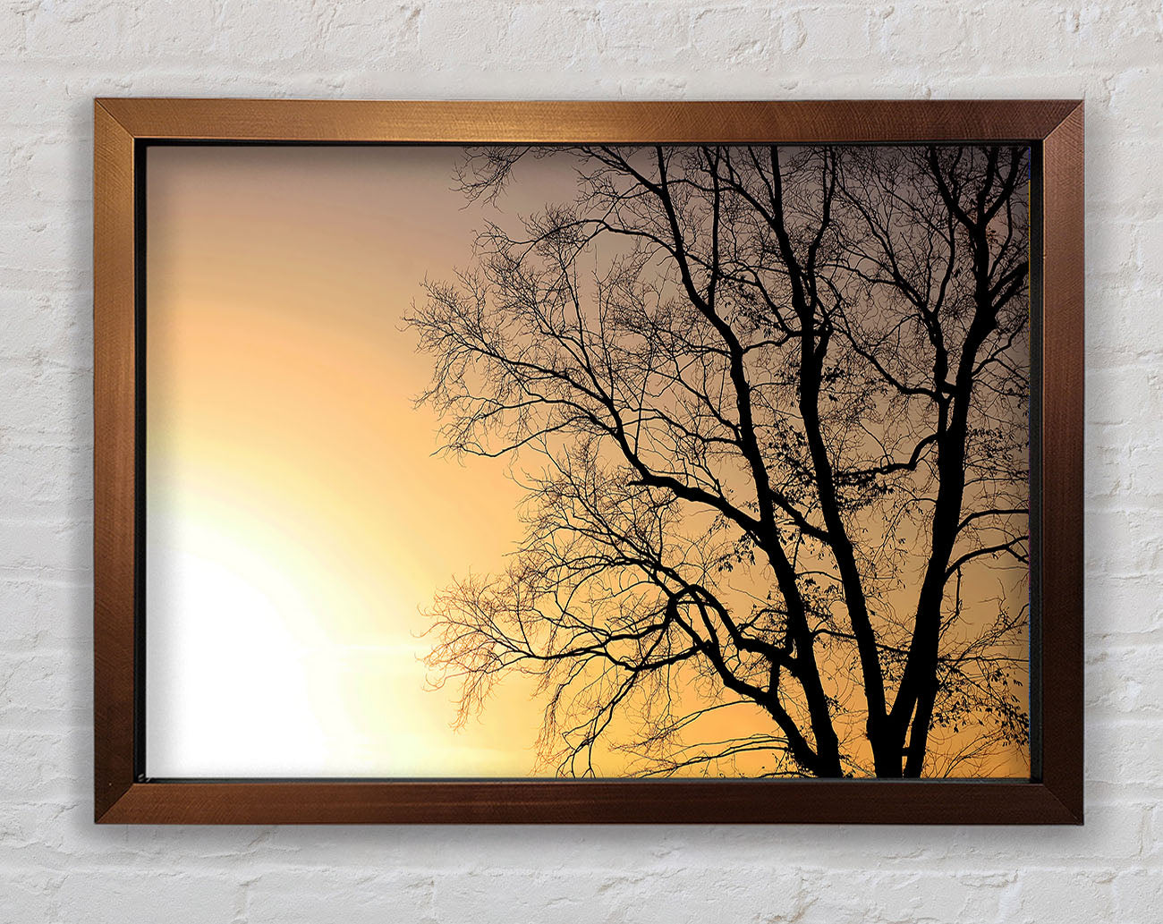 Calm Winter Sun Framed Wall Art