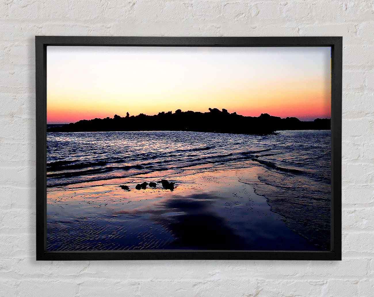 Along The Coast Framed Wall Art