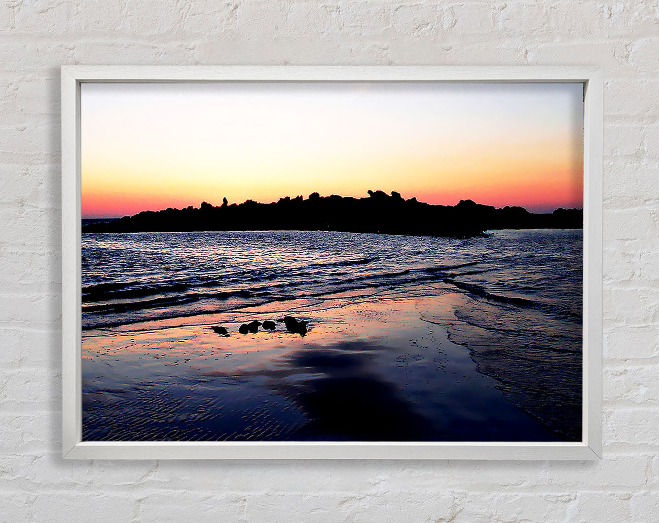 Along The Coast Framed Wall Art