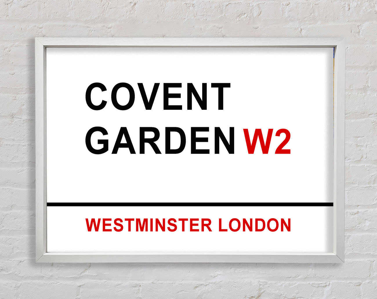 Covent Garden Signs Framed Wall Art