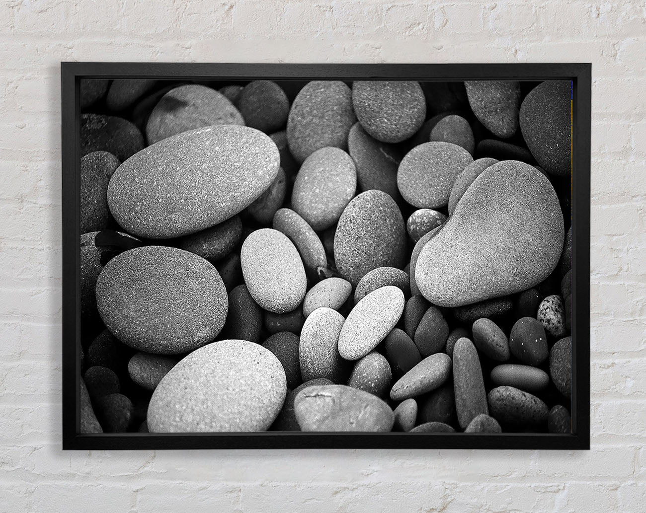 Amazing Love Rock B n W Framed Wall Art