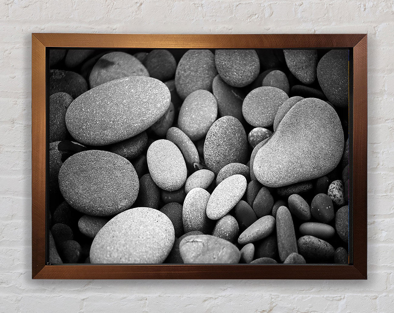 Amazing Love Rock B n W Framed Wall Art