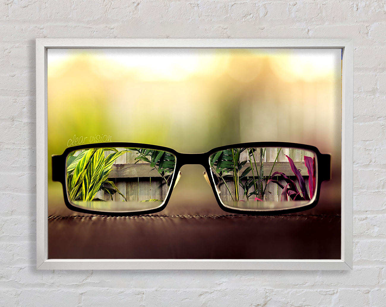 Clear Vision Framed Wall Art