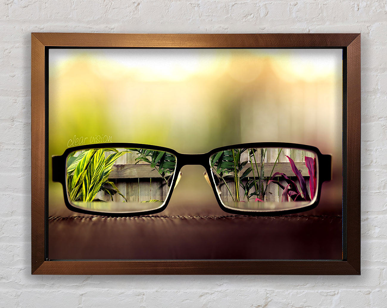 Clear Vision Framed Wall Art