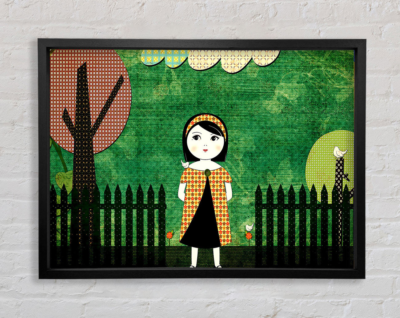 Afternoon Stroll Framed Wall Art