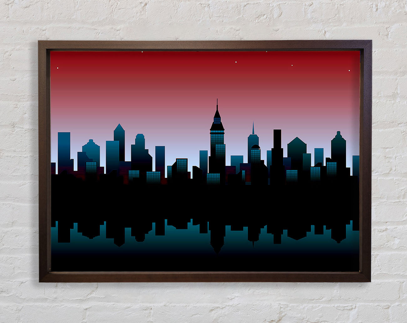Architects New City Reflections Framed Wall Art