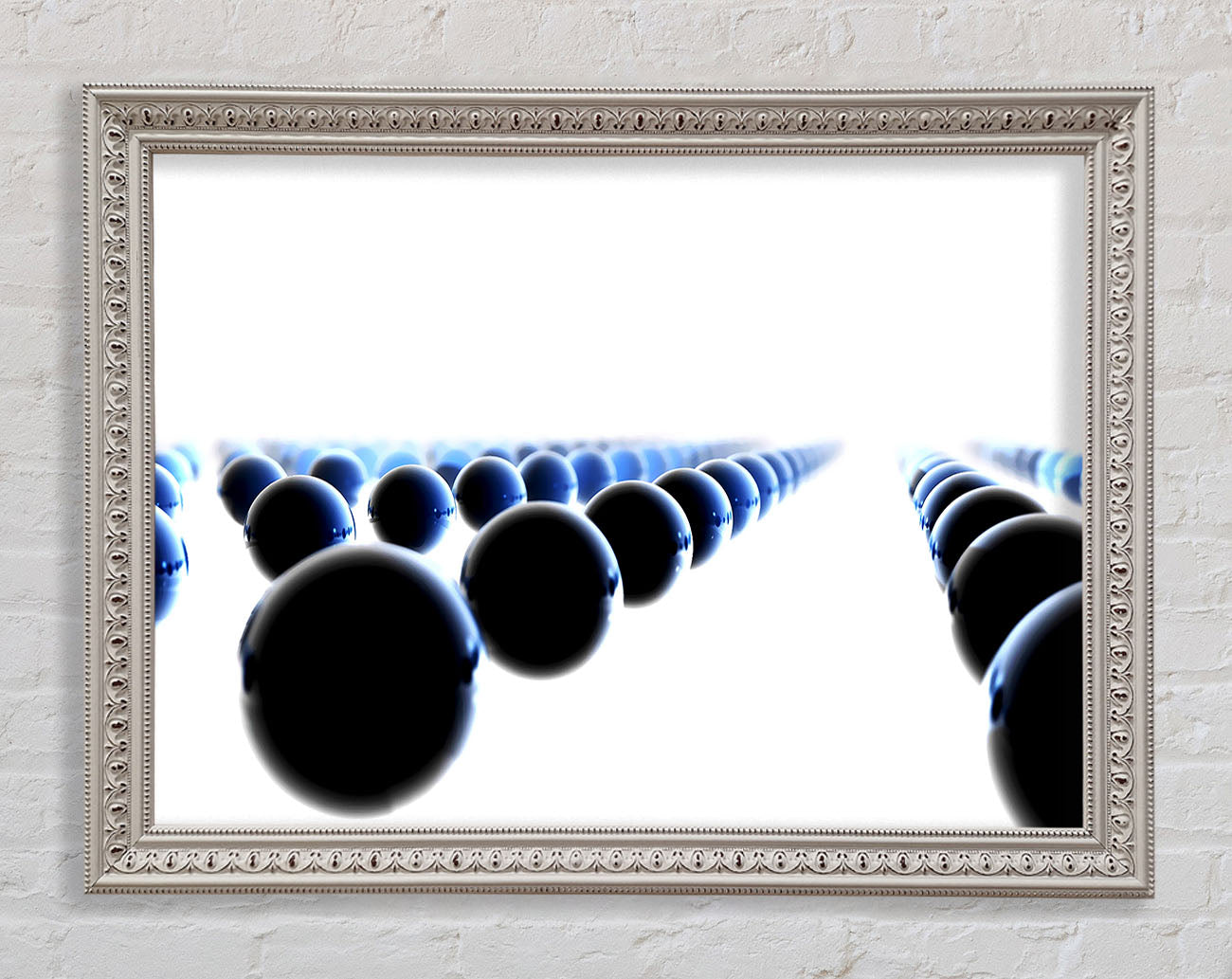 Black Ball Line-Up Framed Wall Art