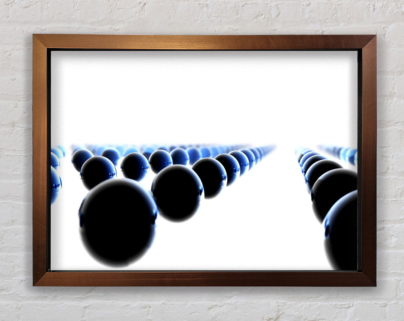 Black Ball Line-Up Framed Wall Art