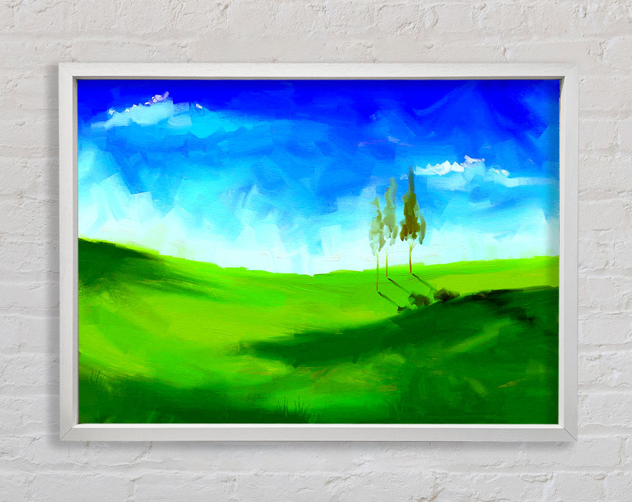 Beyond The Hills Framed Wall Art