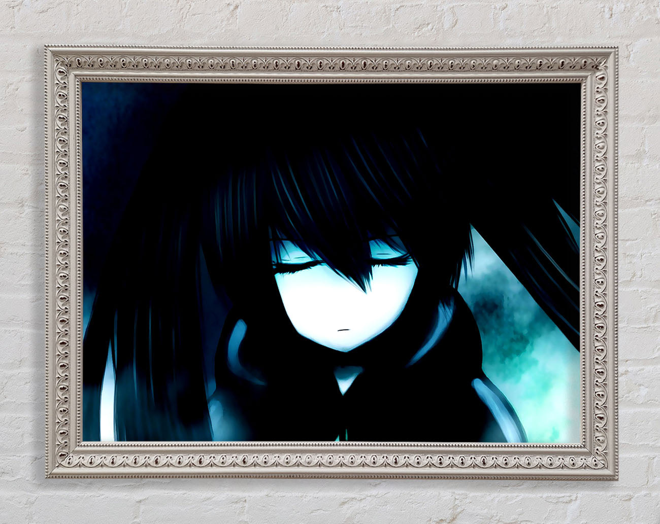 Black Rock Shooter Framed Wall Art