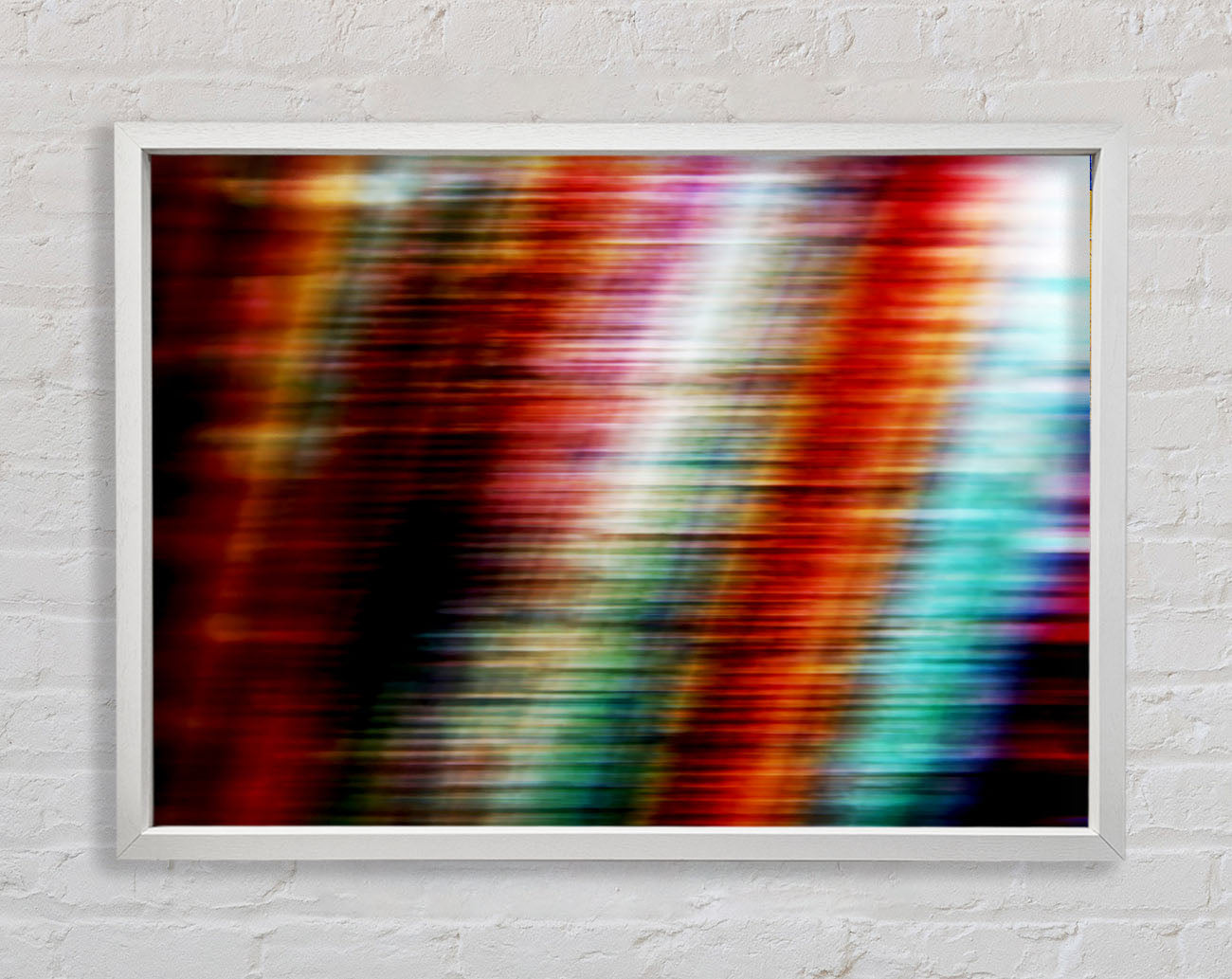 Colourful Shades Of Light Framed Wall Art