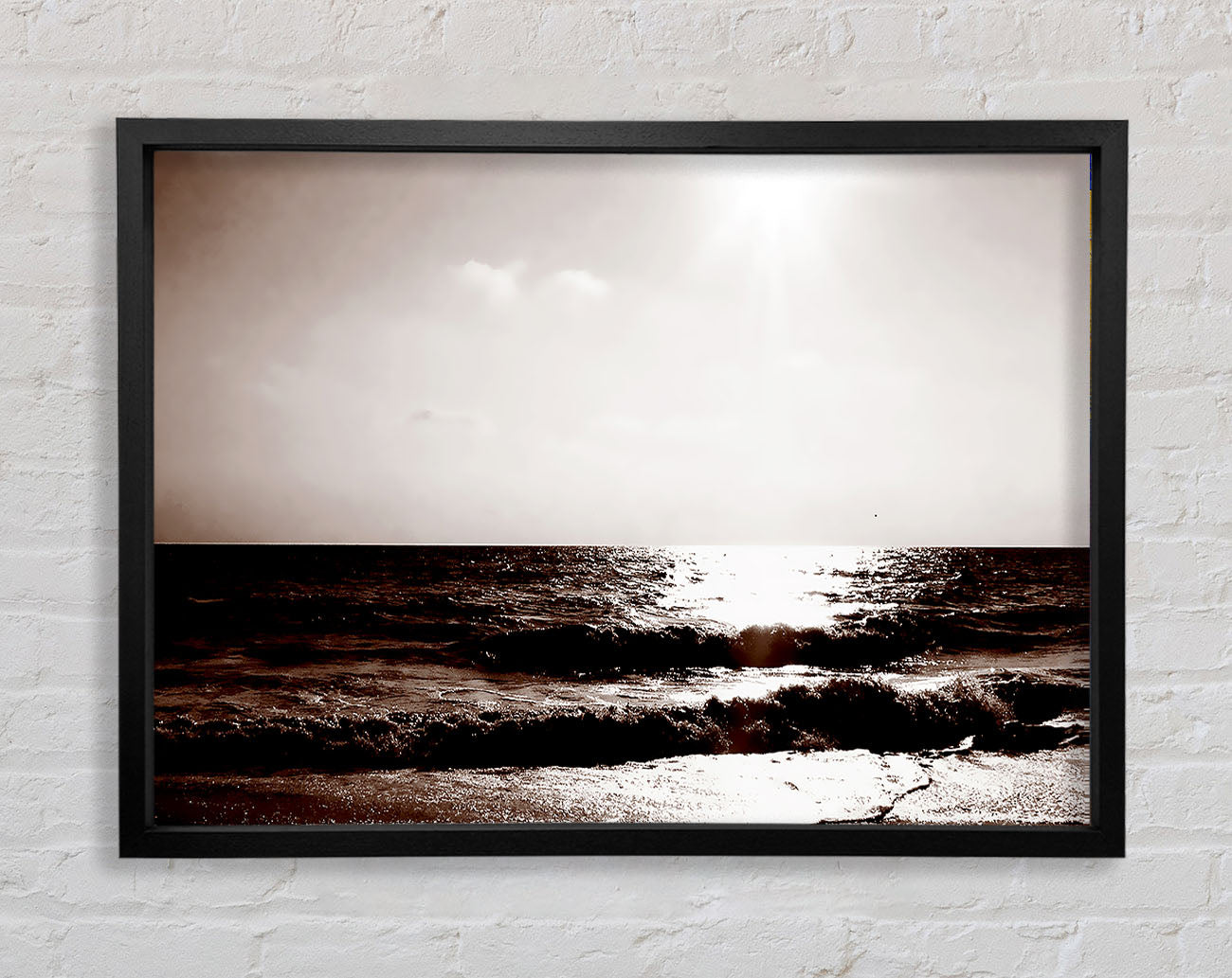 Chocolate Ocean Framed Wall Art