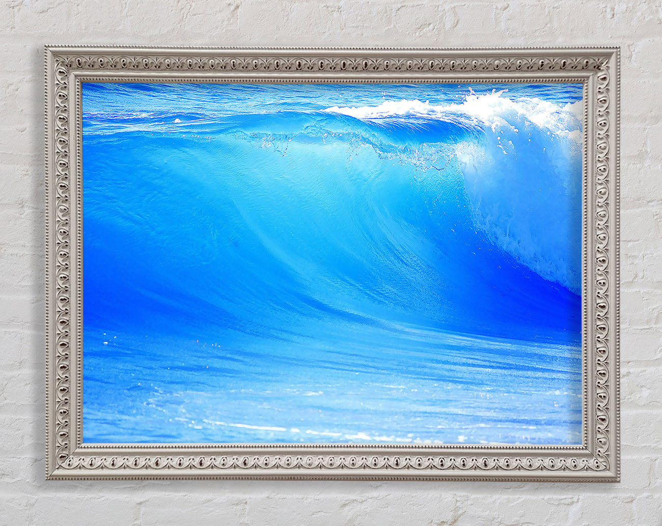 Blue Wave Framed Wall Art