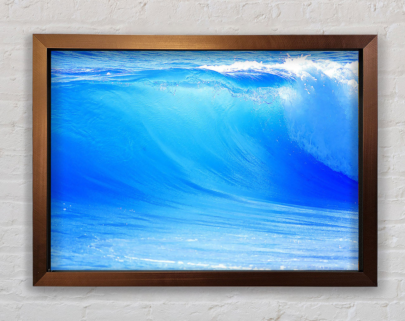 Blue Wave Framed Wall Art
