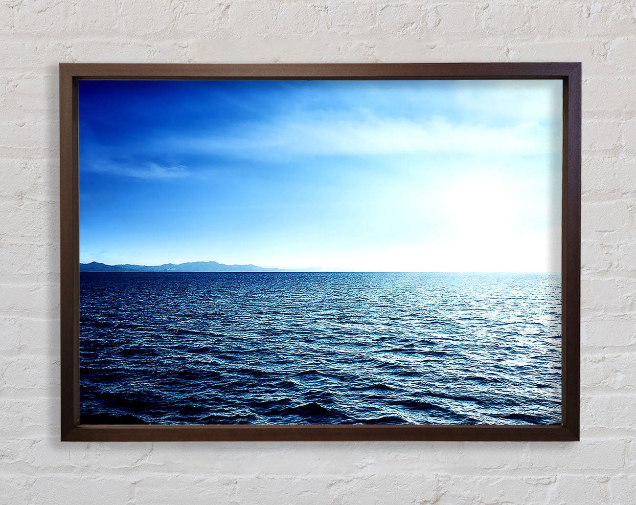 Blue Sea Framed Wall Art