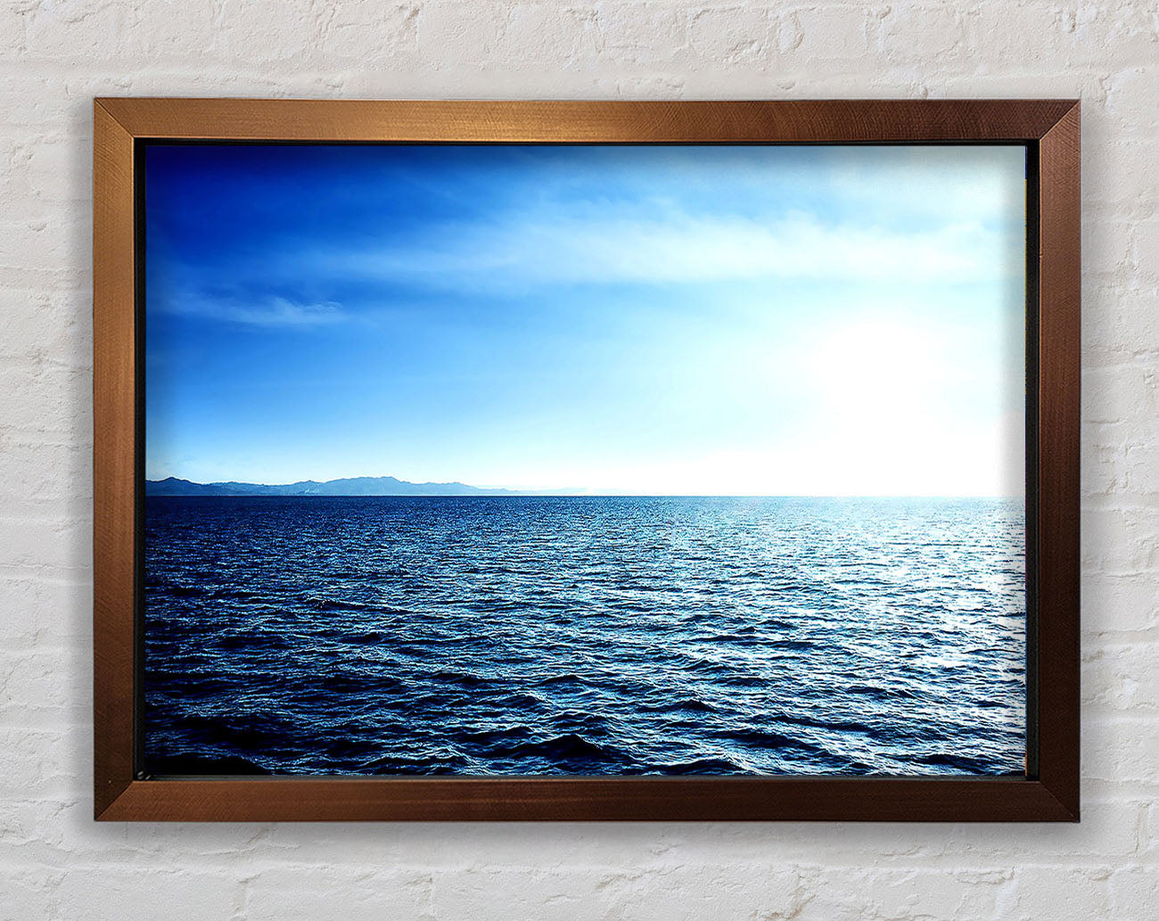 Blue Sea Framed Wall Art