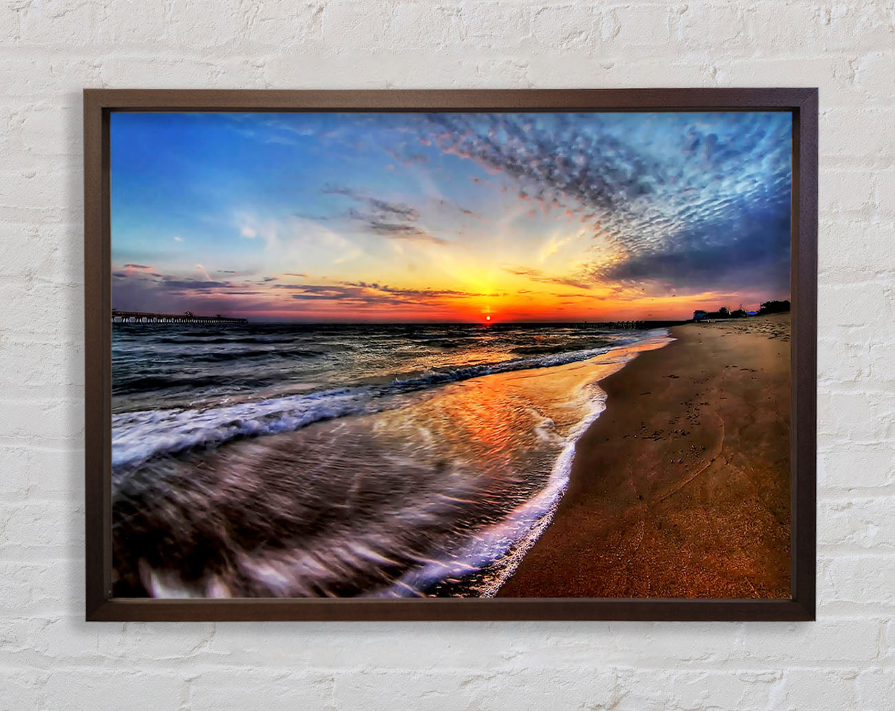 At The End Of The Ocean Framed Wall Art